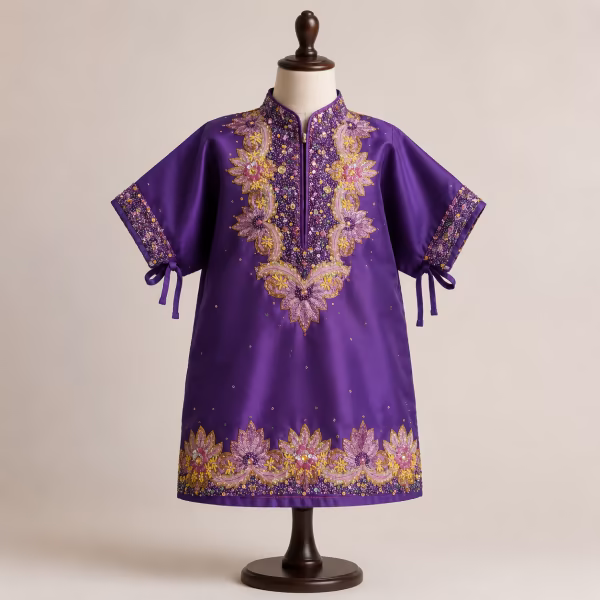 Baju Bodo Anak-anak warna Ungu