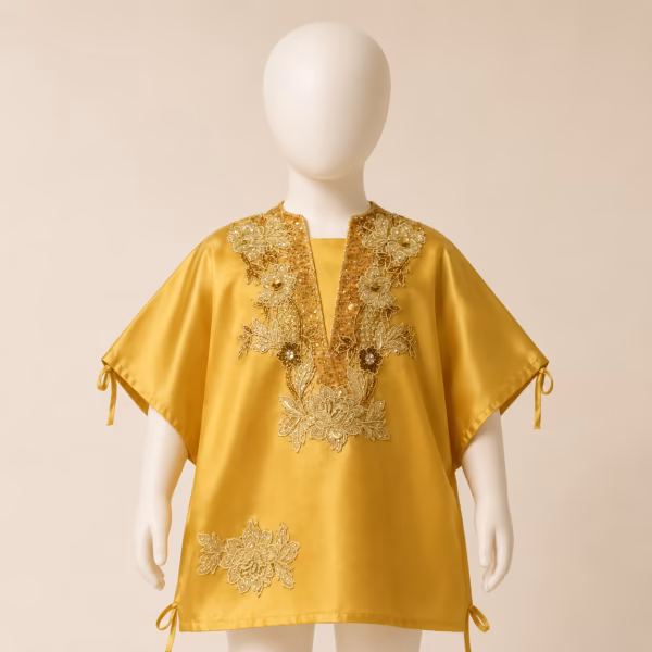Baju Bodo Anak-anak warna Gold